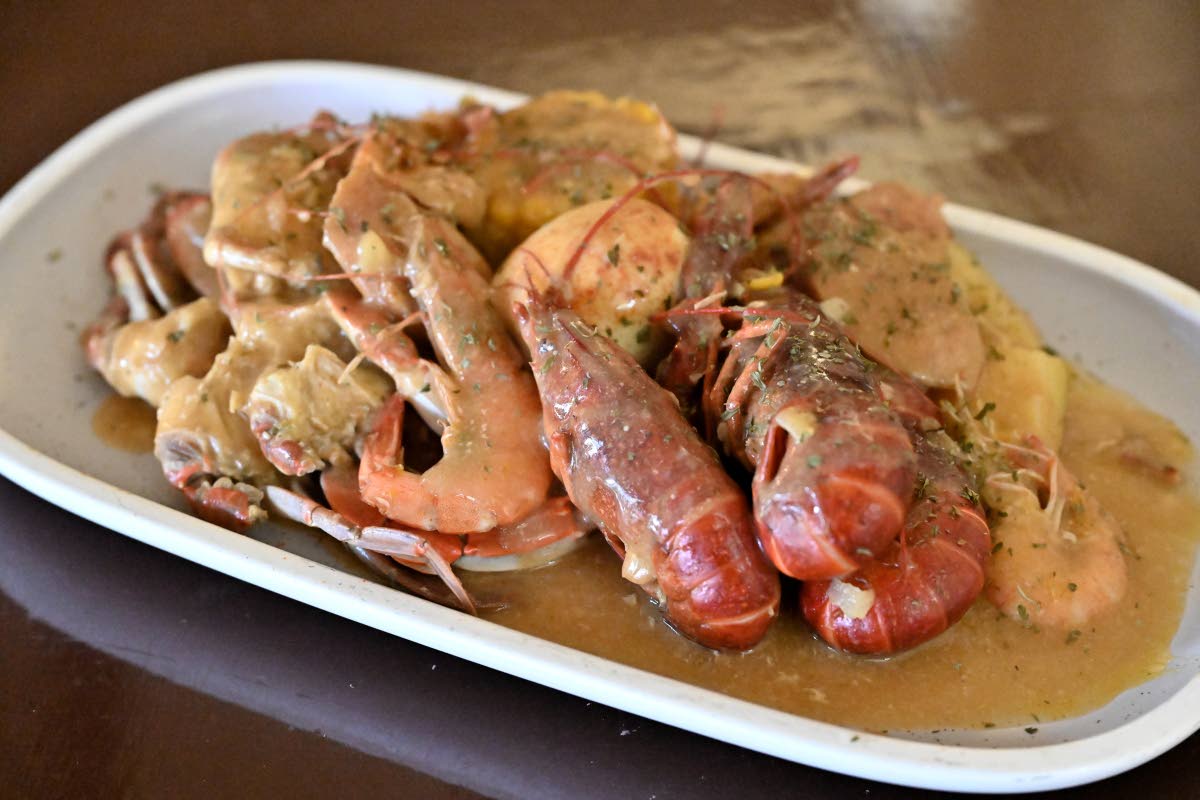 A surefire way to capture the essence of Jabba’s Seafood and Grill is to try the seafood boil.
