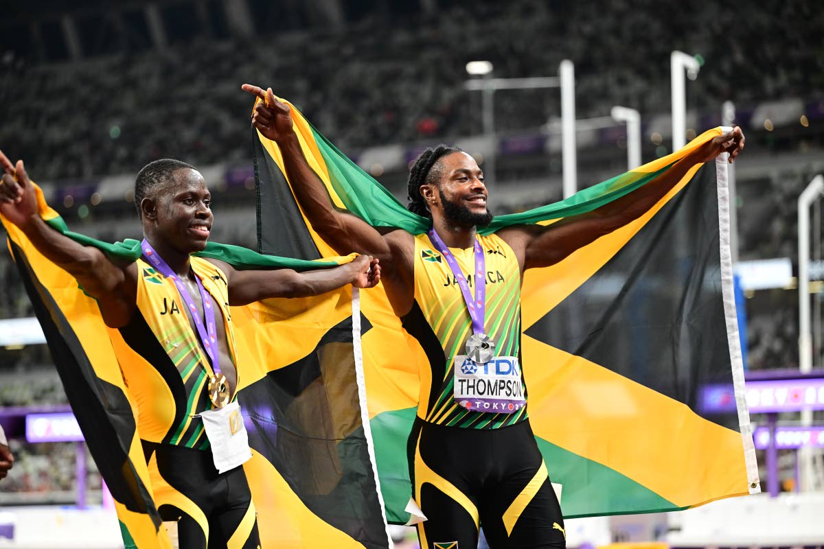Silver medallist Kishane Thompson on day two of the World Athletics Championships Tokyo 2025 at the Japan National Stadium in Japan on Sunday.