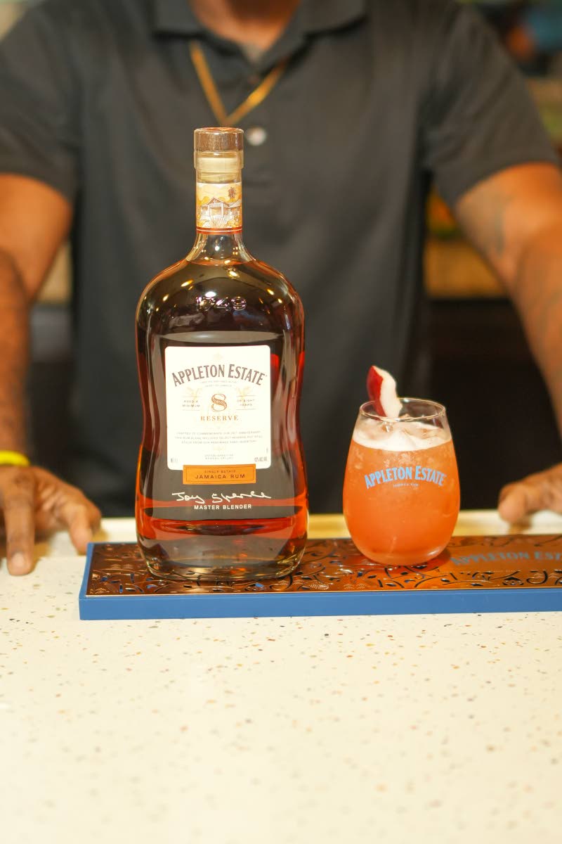 The Otaheite spice cocktail is a daiquiri-highball mash-up: tart Otaheite apple shrub meets Scotch bonnet syrup and Appleton Signature.