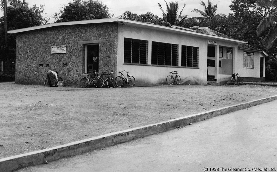 Whitfield Town Post Office in 1958.