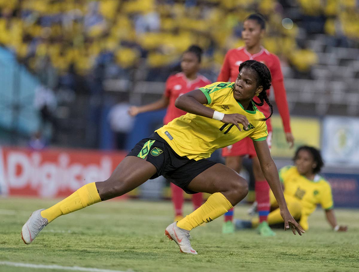 Khadija Shaw ... will miss friendly.