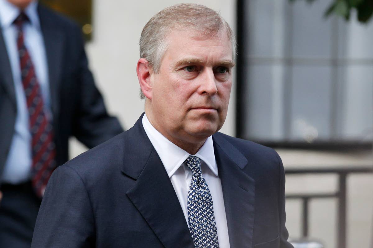 Britain’s Prince Andrew leaves King Edward VII hospital in London after visiting his father Prince Philip, June 6, 2012. 