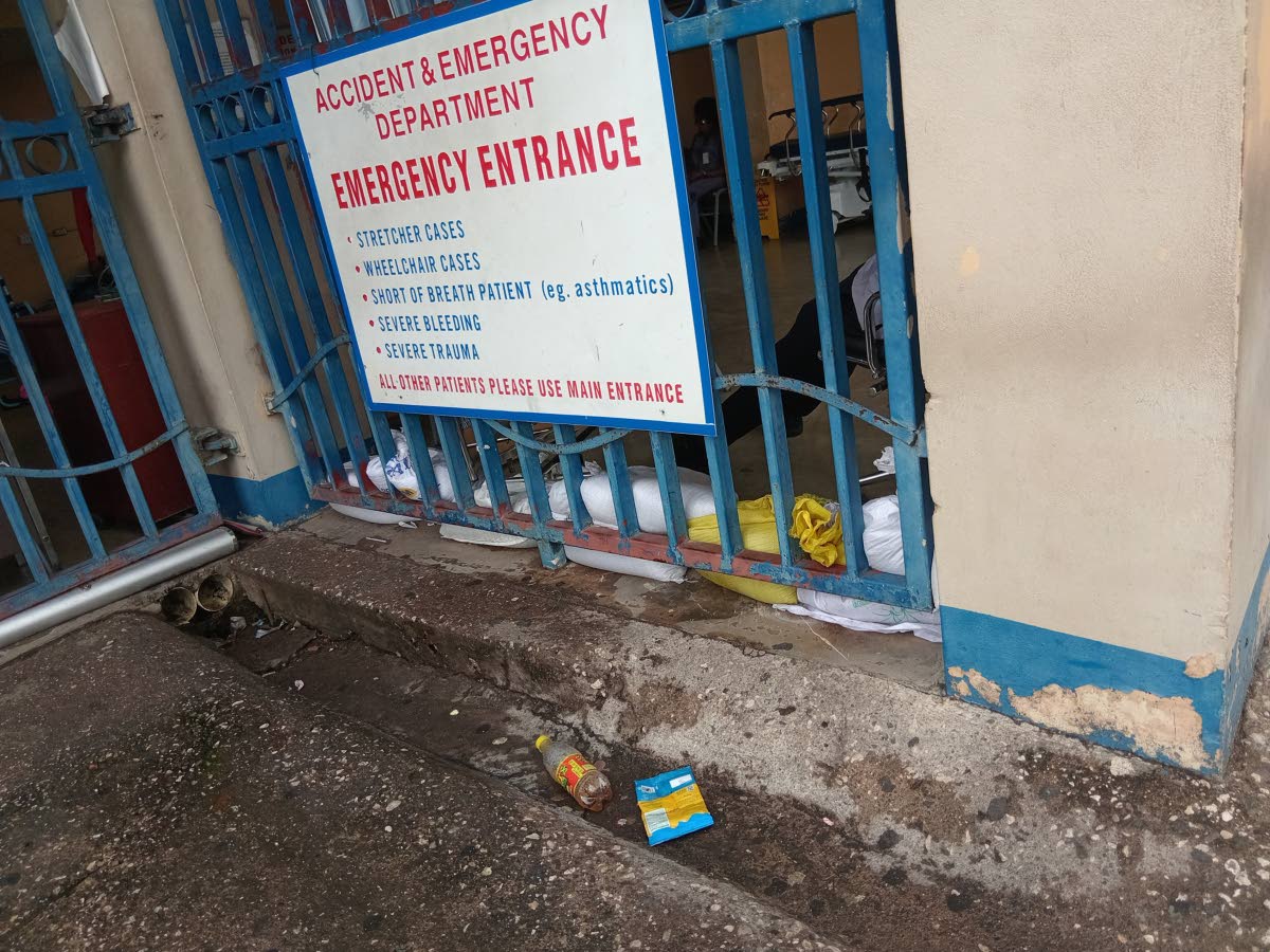 A section of the Accident and Emergency Department at the Spanish Town Hospital in St Catherine on October 26, 2025. 