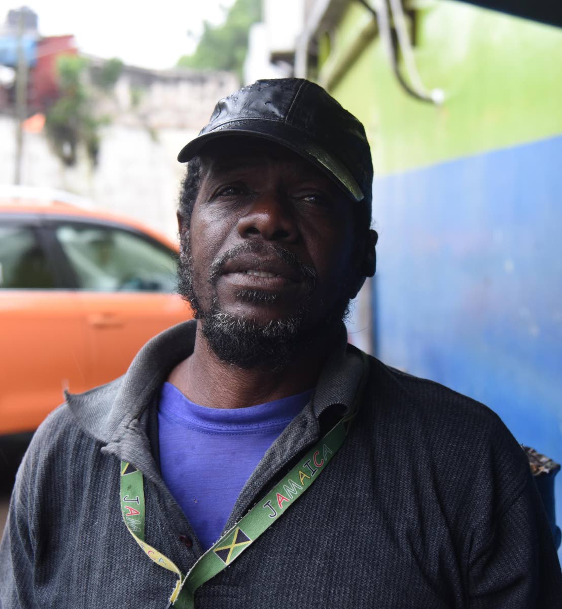 Alton John Griffiths, one of the few people in the town of Mandeville town, was using his taxi to help get others home.