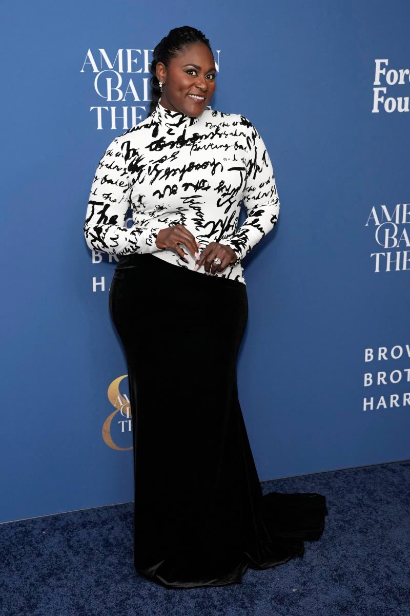 Danielle Brooks dons Christian Siriano. 
