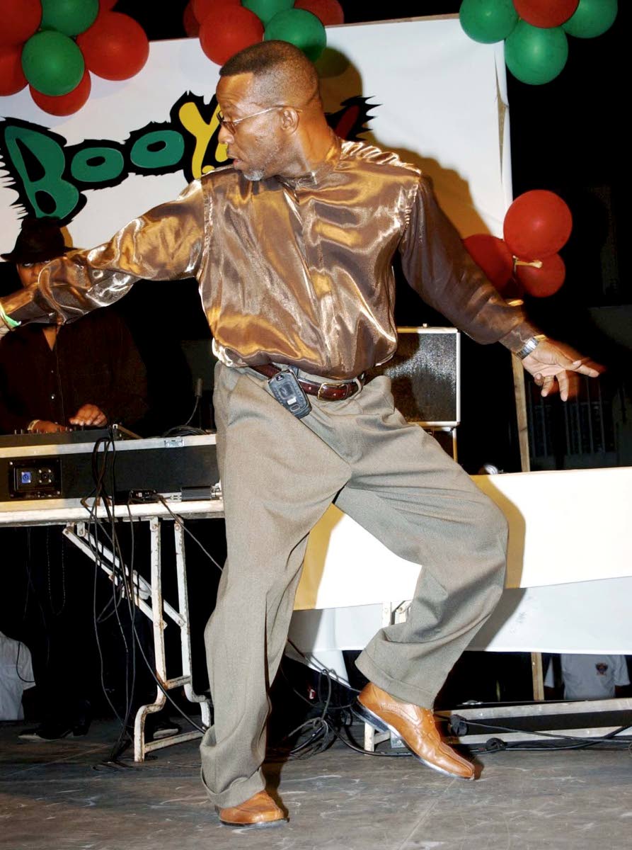 Barry G drops legs at Yardrose Promotions’ ‘Booyaka’, held at Mas Camp, Oxford Road, New Kingston, on Saturday, December 1, 2007.