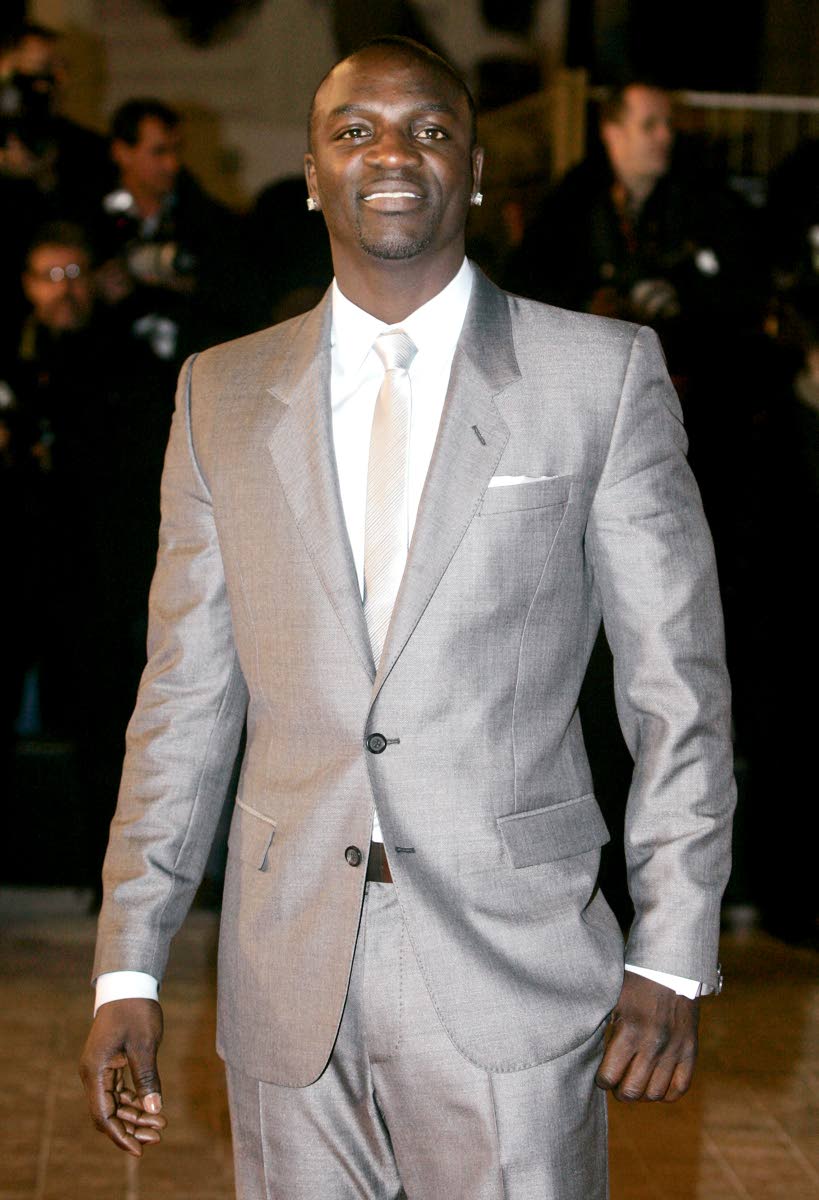 Senegalese-American singer Akon.