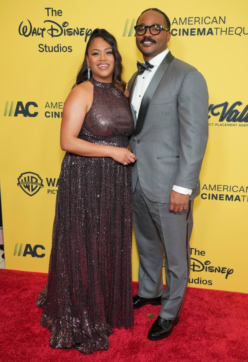 Out to support the man of the hour, Michael B. Jordan, film director Ryan Coogler brought his wife, Zinzi, as his plus one.