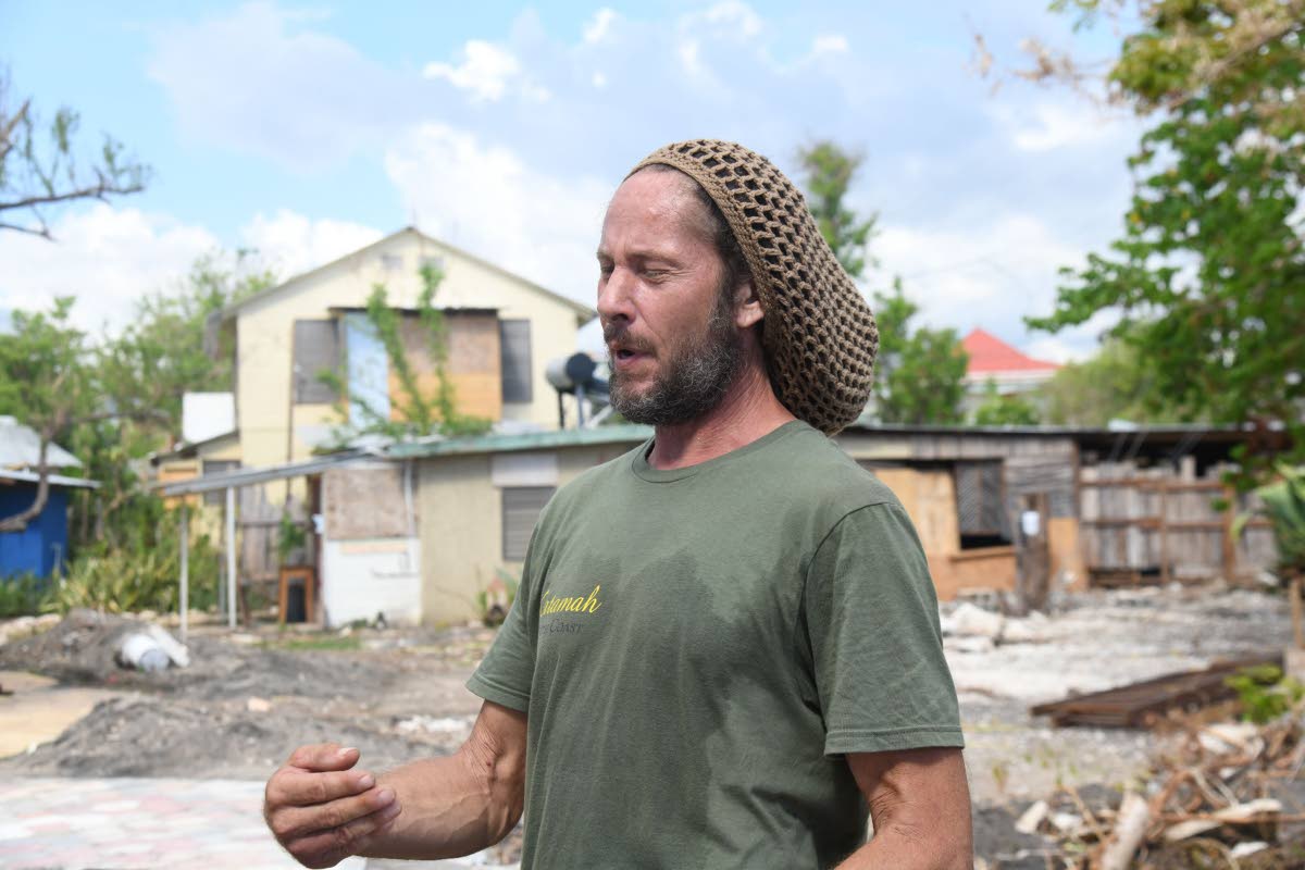 British-born operator of Katama Cabins and Villas, Simon Newell, said one-third of the property was washed away, along with two buildings.