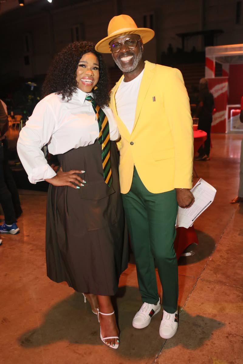Khadine ‘Miss Kitty’ Wilkinson and Ian ‘Ity’ Ellis score high marks for style.