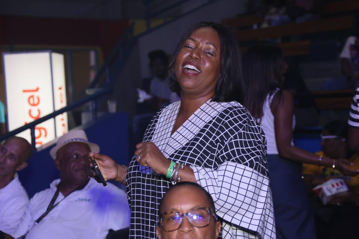 We spotted gospel artiste Chevelle Franklyn in the audience rocking along to the music.
