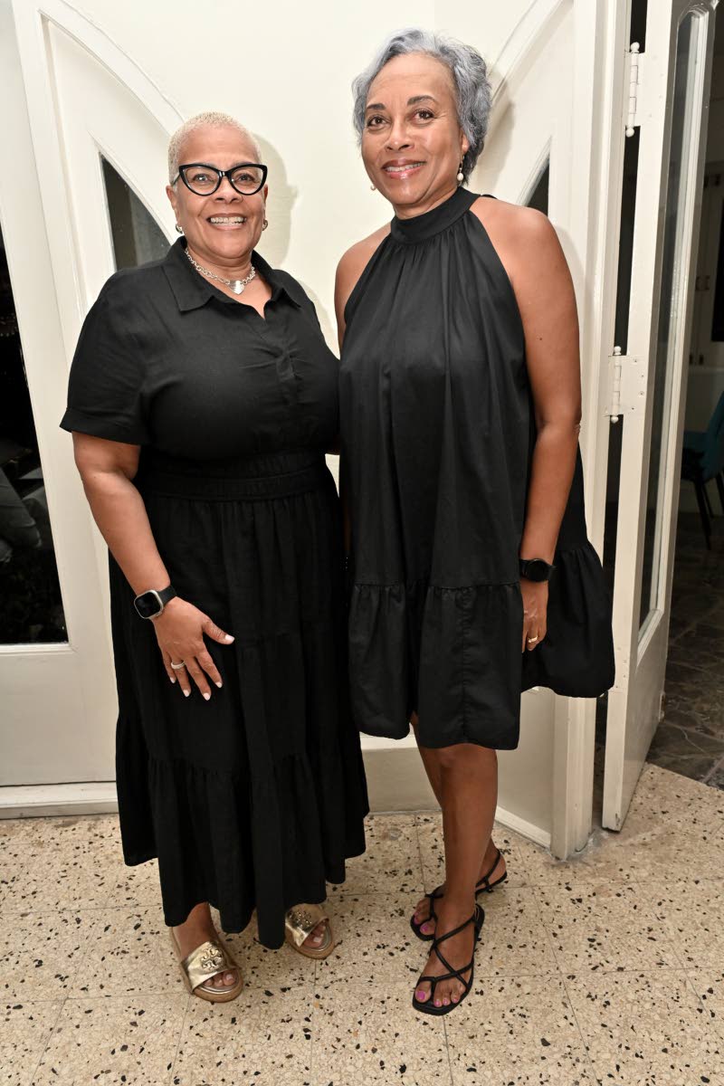 Nadine Sinclair, international transformational coach and owner of GO BOLD Coaching, and Dawnette Craig, attorney-at-law, know that black is always a winning choice.