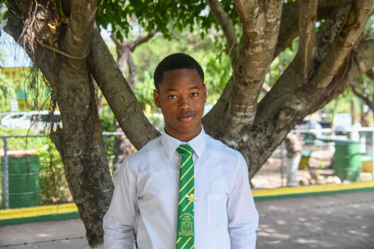 Shawn Green, formerly of Godfrey Stewart High School in Westmoreland and now a student at Old Harbour High School .