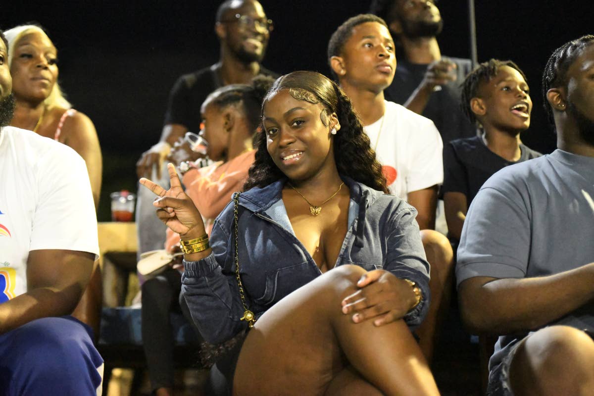 We spotted social media content creator Keticia Chatman, more popularly known as TC, in the stands.