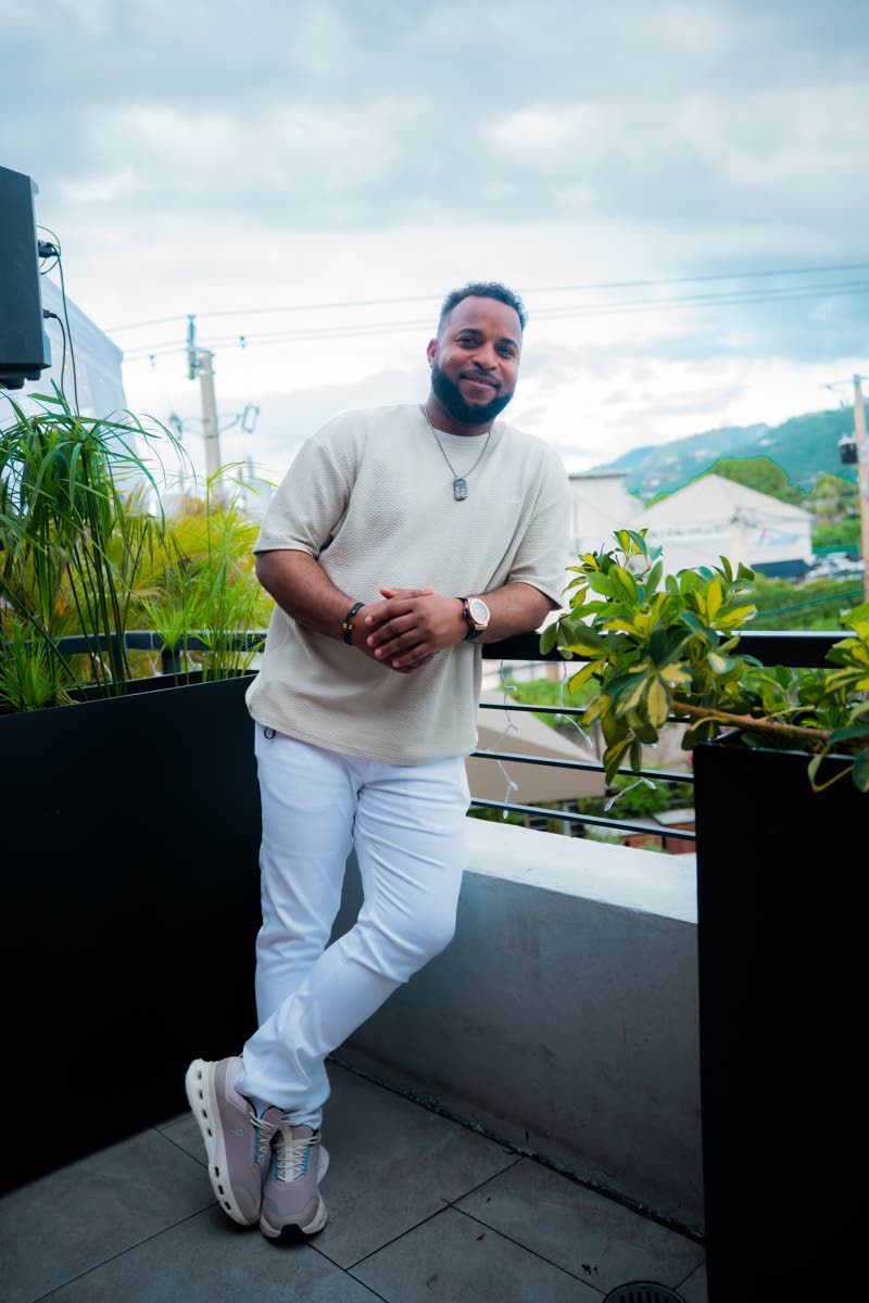 Soaking up the festive Sunday brunch is Andre Anguin, production manager at Caledonia Outdoor Advertising.