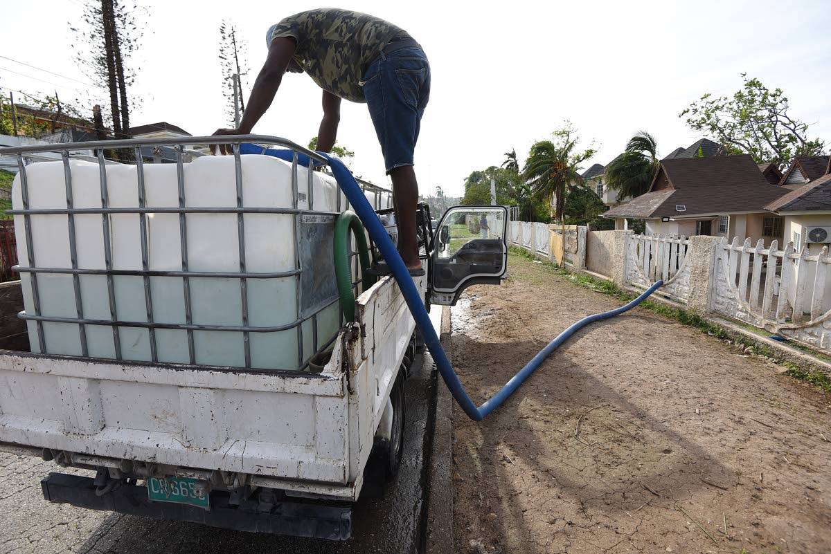 A truck driver collecting water at Ironshore also defended the spring, saying the water is fit for consumption.