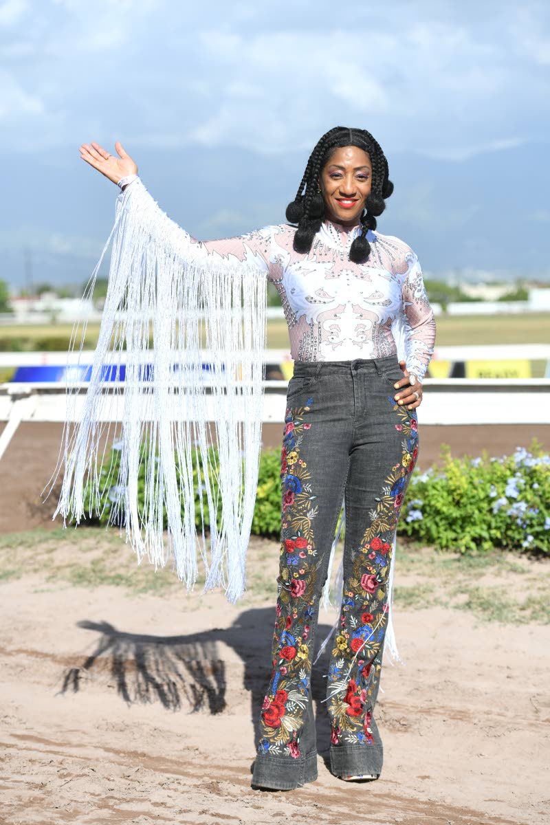 Director of Supreme Ventures Limited, Eroleen Anderson, takes us back to the ‘70s on the track with couture from her store, Resortwear by Eroleen.