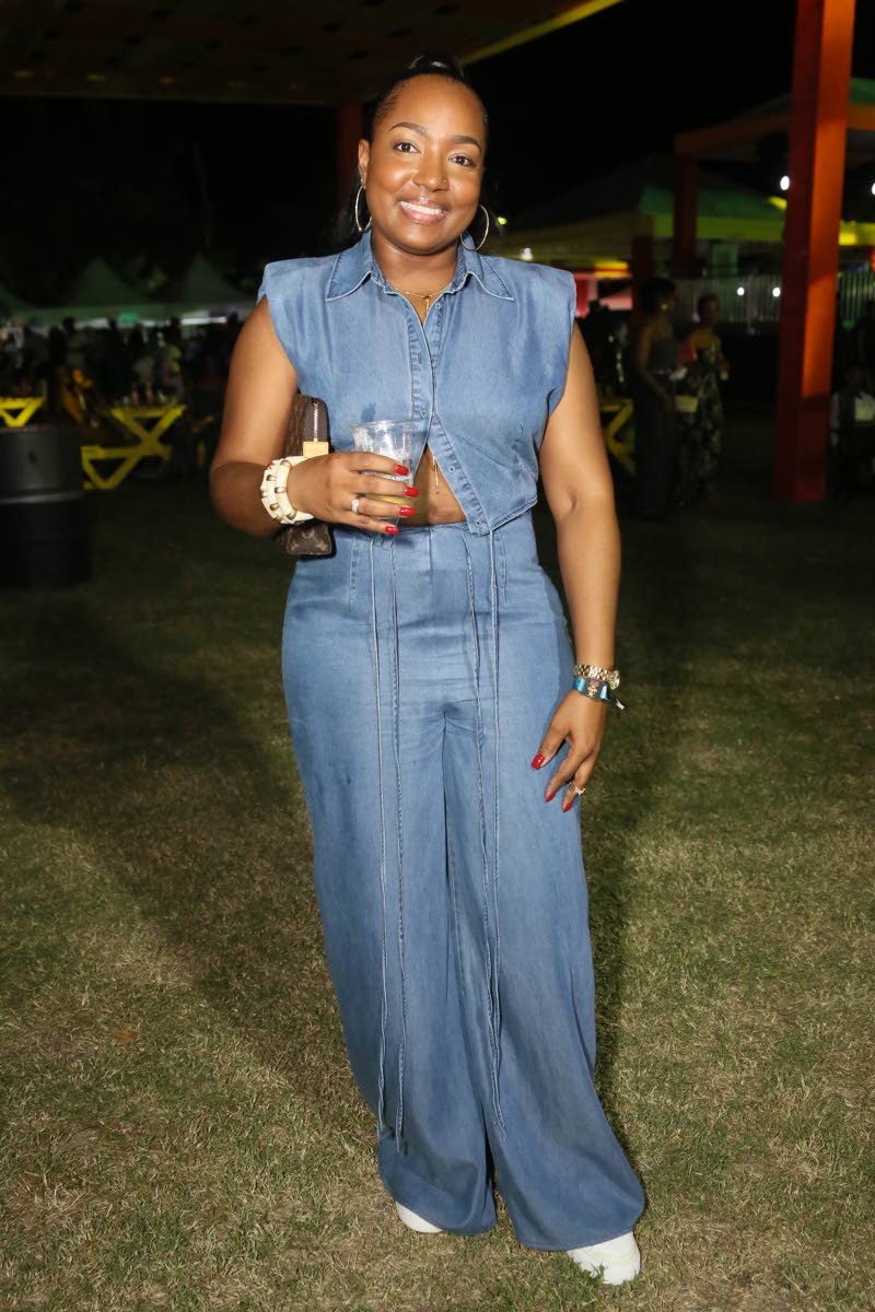 Wonda Williams, realtor at Keller Williams Jamaica, nailed the double-denim vibe.