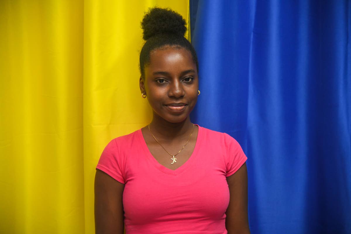 Tonielia Rowe, former student at the Greater Portmore High School, who performed excellently in the CSEC textiles, clothing, and fashion exams this year. She is now in sixth form at St Jago High.
