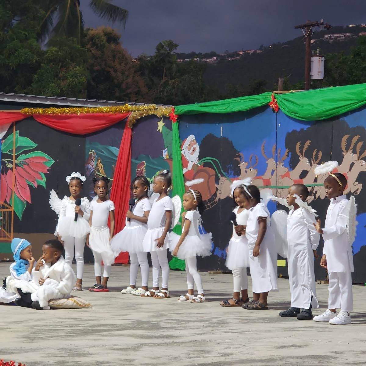 The grounds of the St Theresa Preparatory School in Kingston were transformed into a scene of  merriment Thursday evening as students, staff and parents gathered to celebrate their annual Christmas Jubilee.
