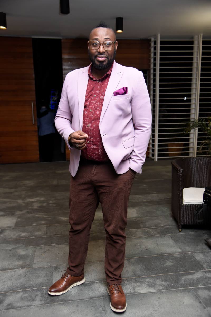 JaRIA Chairman Ewan Simpson at the Reggae Month concert Jam in France at the French Embassy, Hillcrest Avenue, St Andrew, on February 16, 2023.