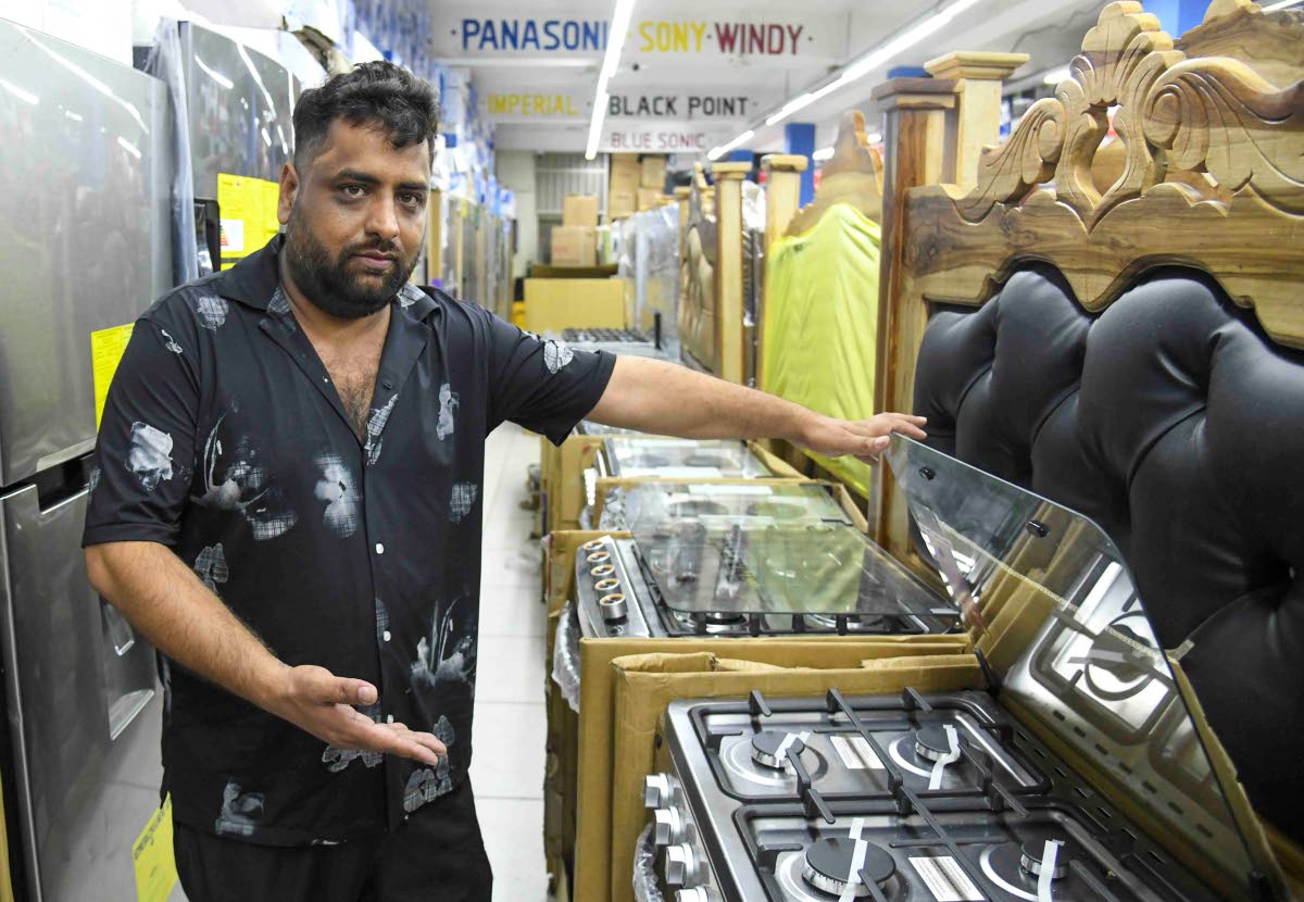 Dheeraj, manager at Rockland Furniture store on Orange Street in downtown Kingston, said it was a great season for his businees.