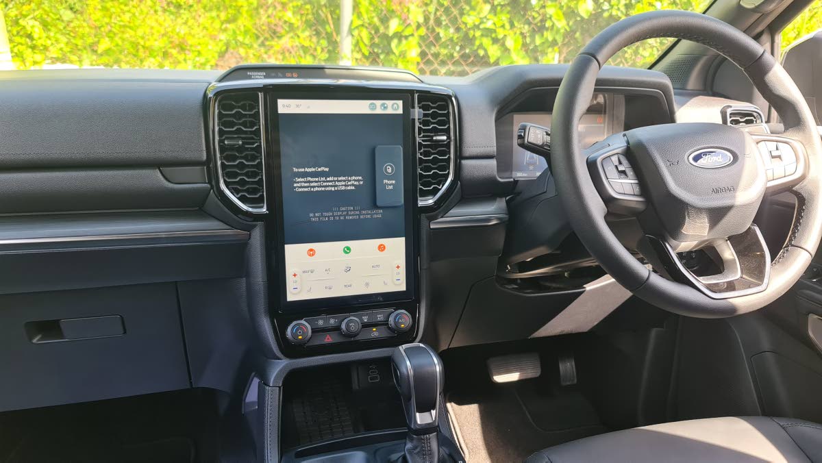 Ford Everest interior. 