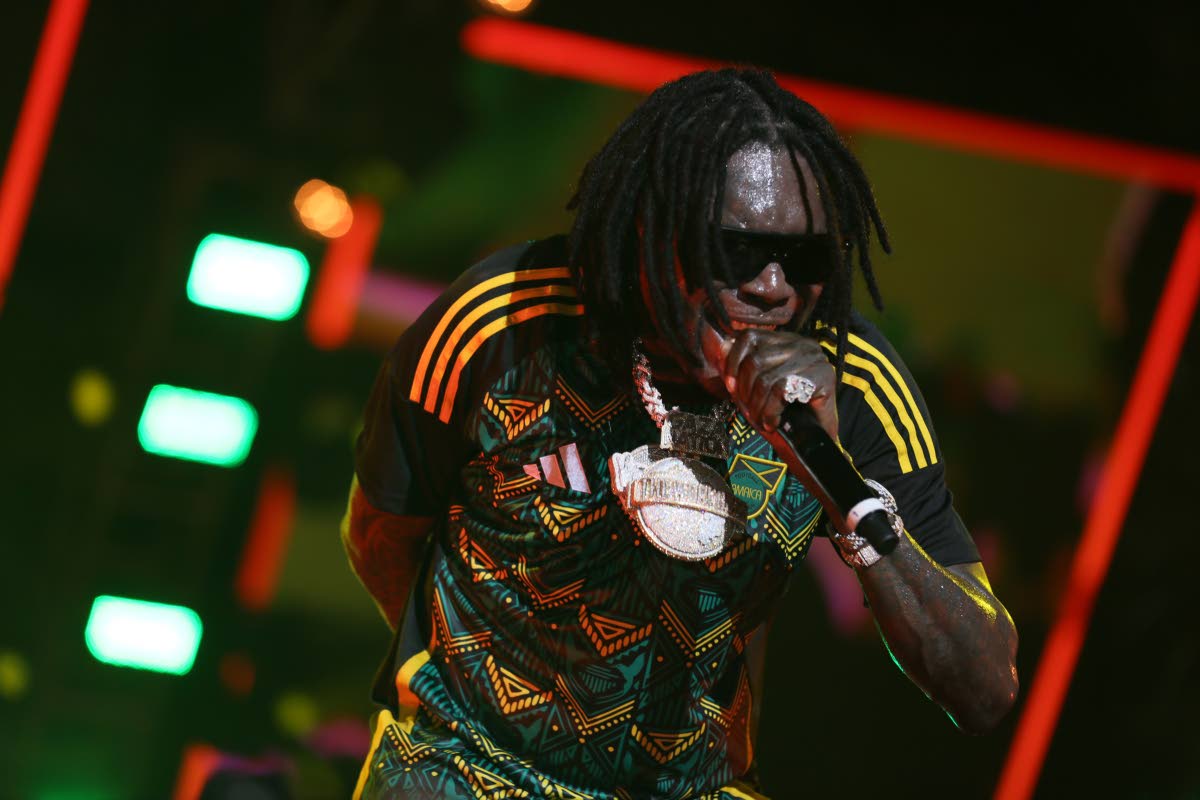 Vybz Kartel performing on Friday, Night 1 of Reggae Sumfest 2025 held at Catherine Hall, Montego Bay, St James.