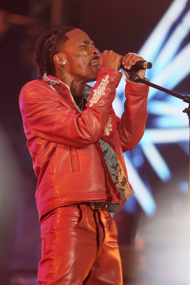 Armanii performing at Reggae Sumfest 2024 in Catherine Hall, Montego Bay, St James.