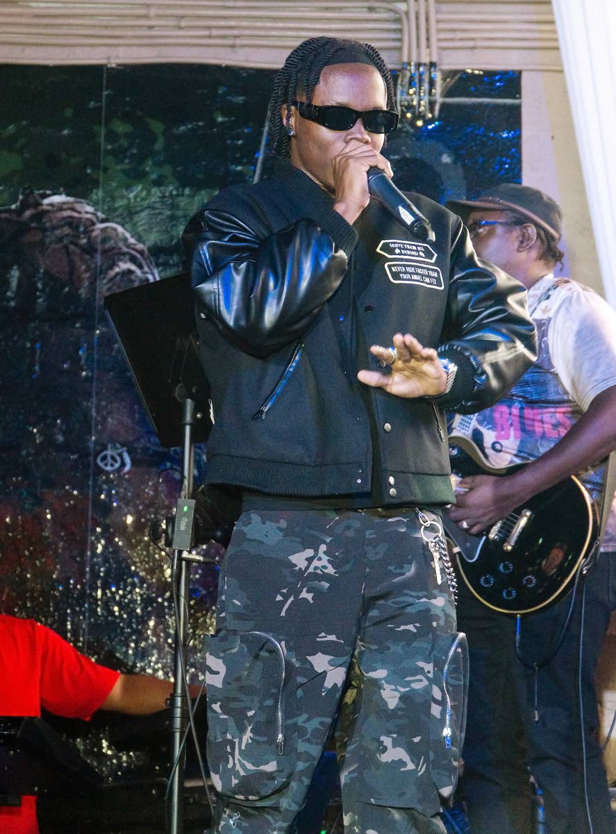 Tielo Lanez on stage during his Live Wire performance at Tracks & Records.