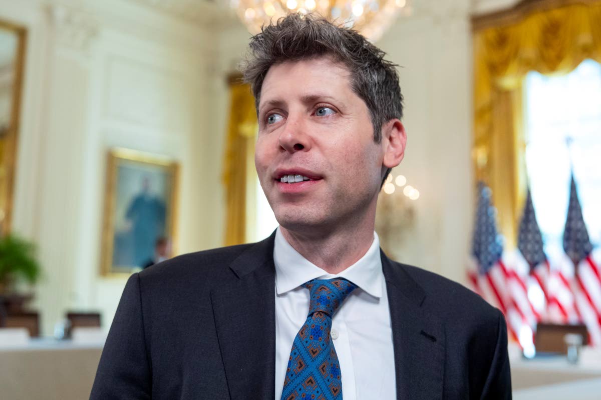 Sam Altman, CEO of OpenAI, in the East Room of the White House, Thursday, September 4, 2025, in Washington DC, USA. 