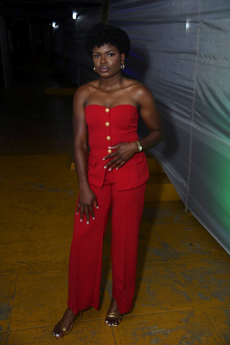 Naomi Dodd, 2025 Athlete of the Year in the Rugby Union category, is a beauty in red. 