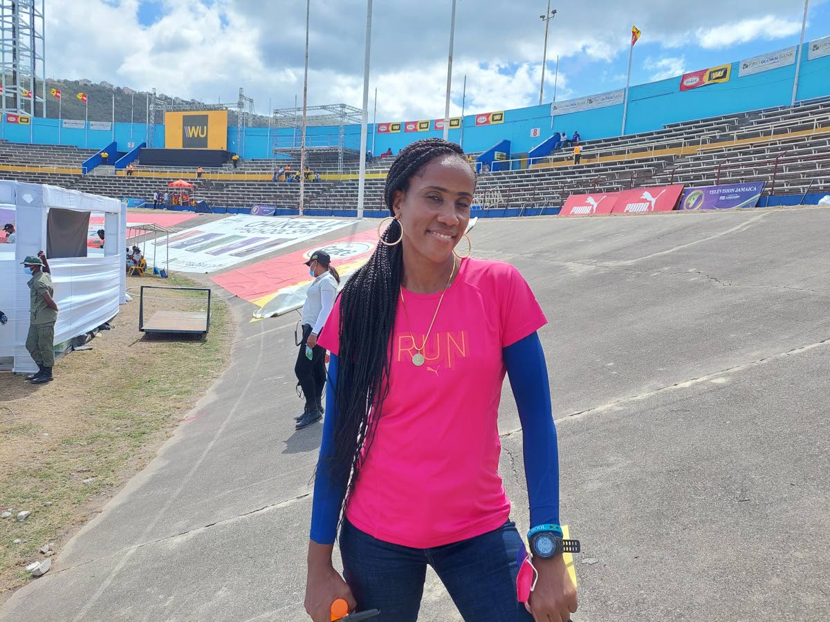 Lacovia High School coach, Kamille Ennis.