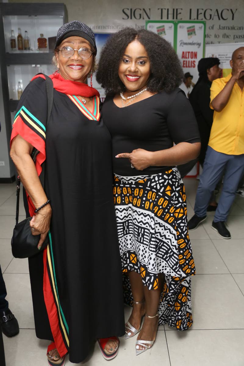 Fresh off her recent Doctor of Letters honour, Queen of Reggae, Marcia Griffiths (left) catches up with reggae songbird Etana.