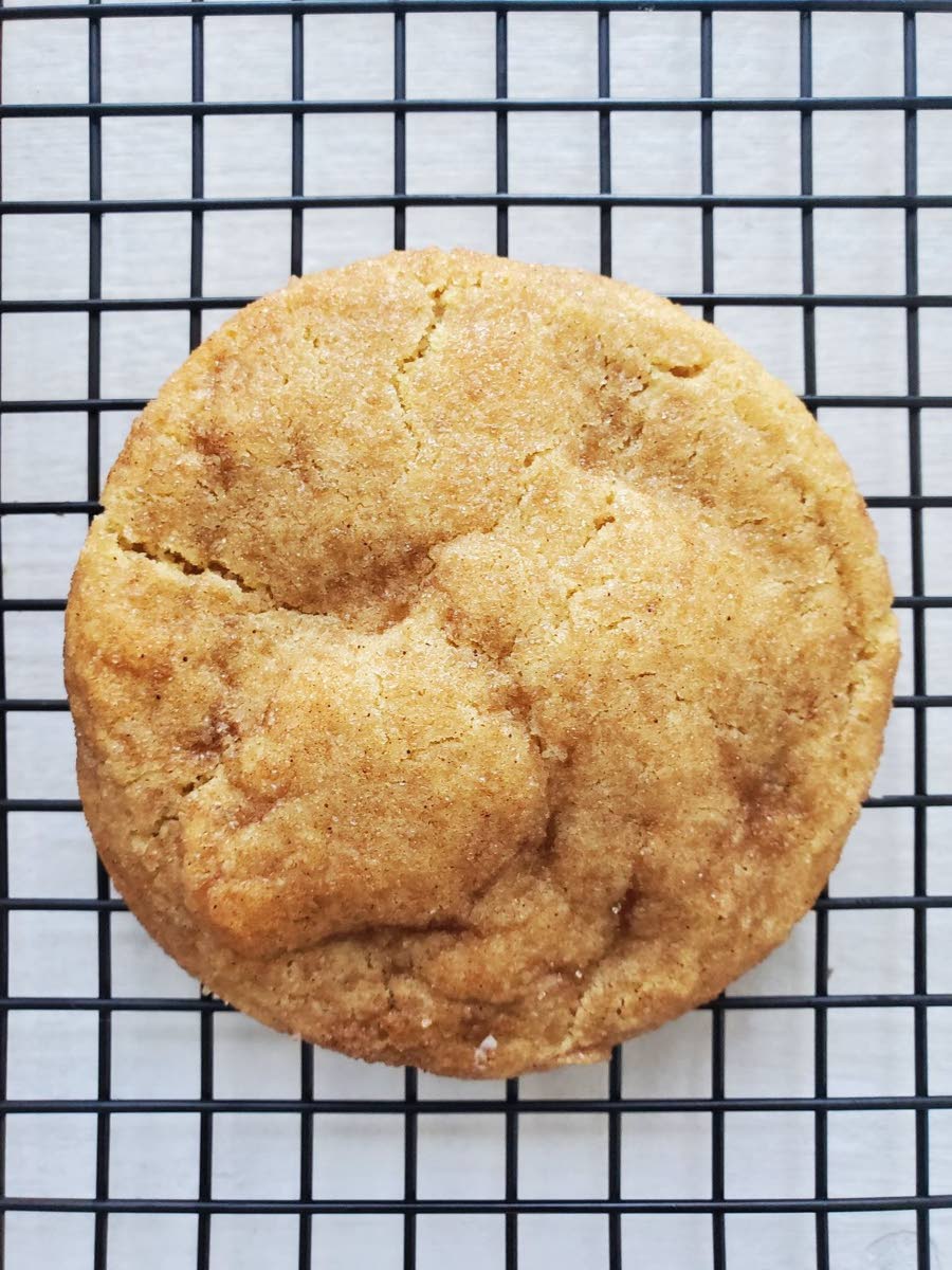 Stuffed snickerdoodle combines cinnamon-spiced dough with a rich, indulgent cream cheese filling at its centre.