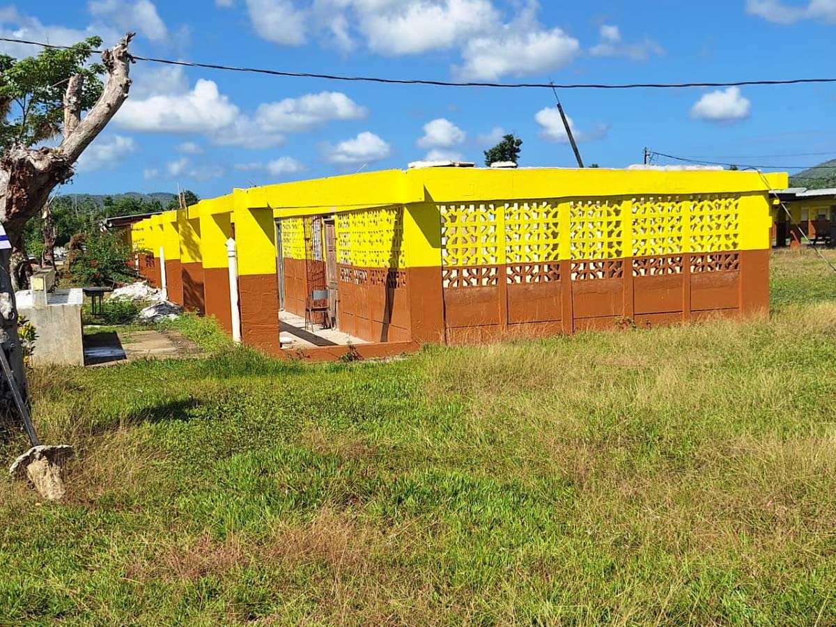 A roofless section of the Dr Fidel Castro Campus of Anchovy High.