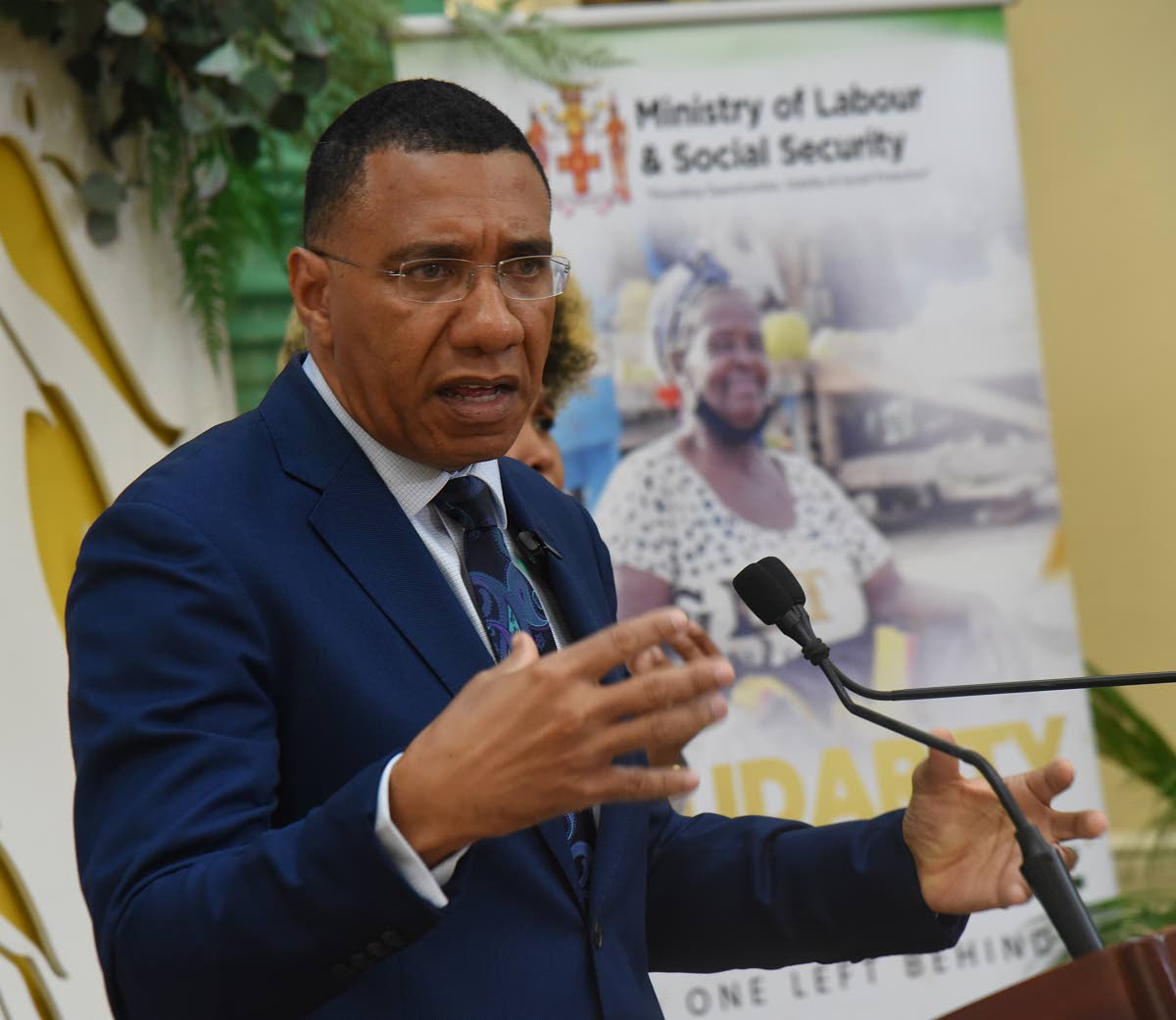 Prime Minister Dr Andrew Holness.