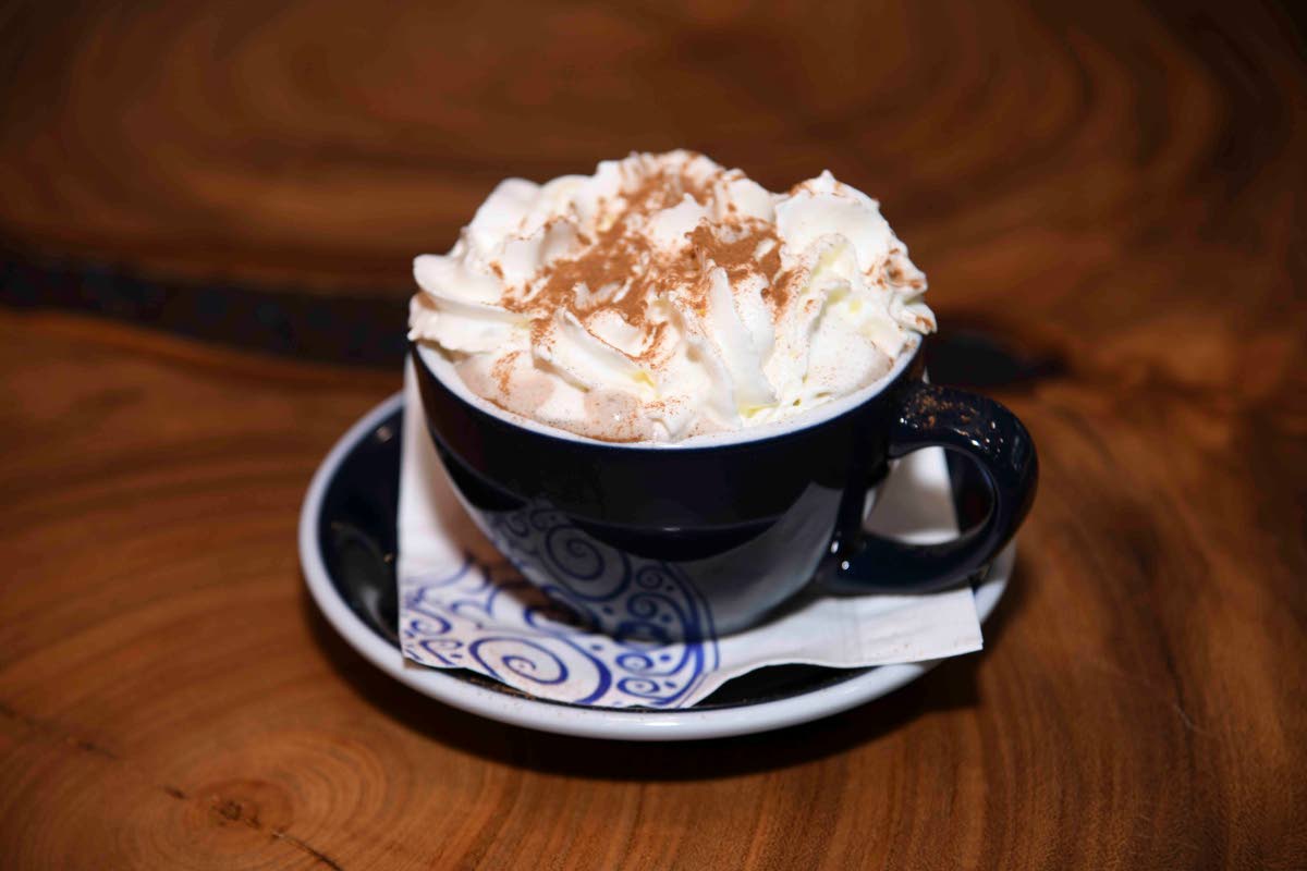 Hot chocolate is great for this cold front the island has been experiencing. 