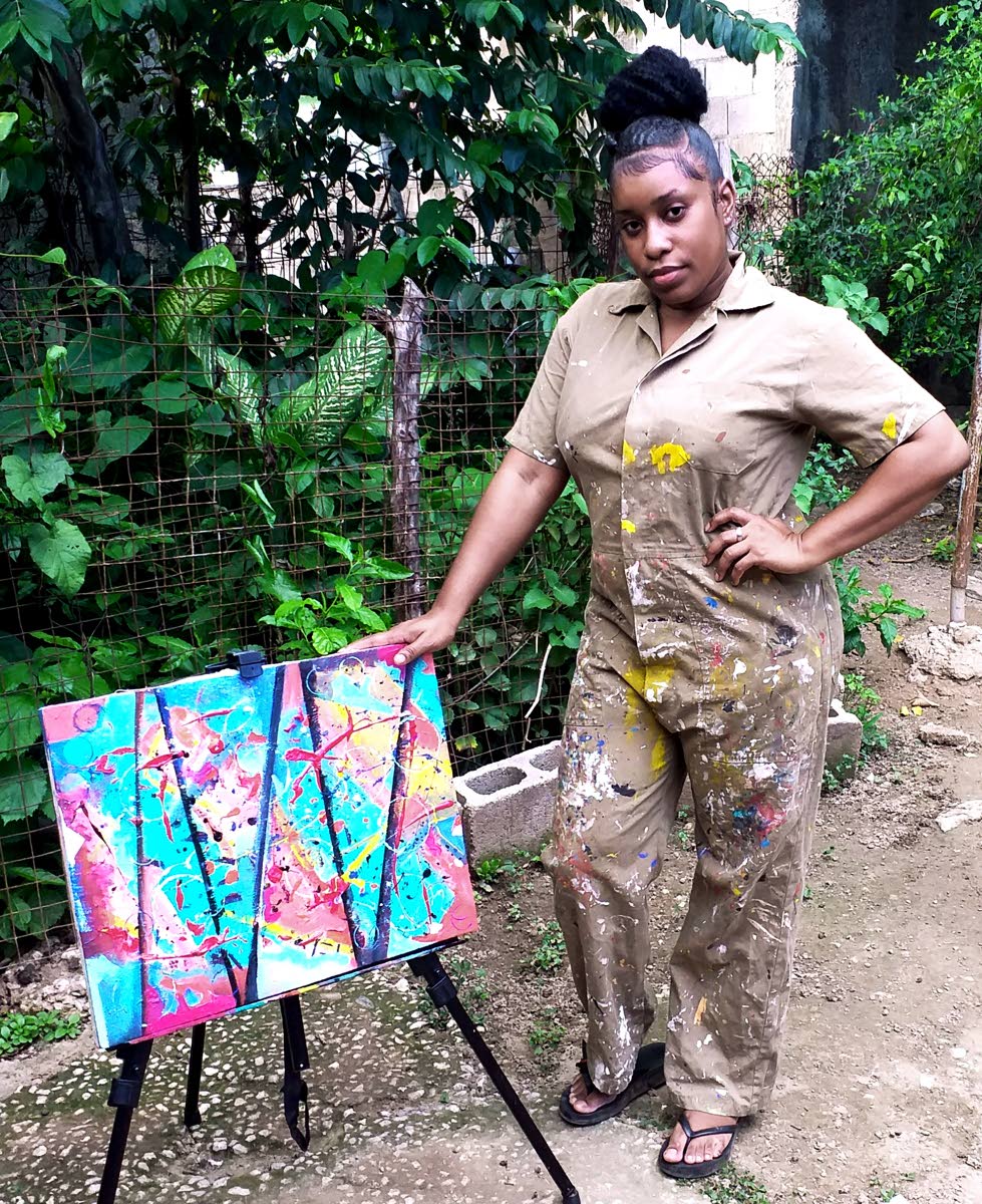 From abstract pieces to portraiture, Kristina Rowe feels blessed to being doing what she loves.