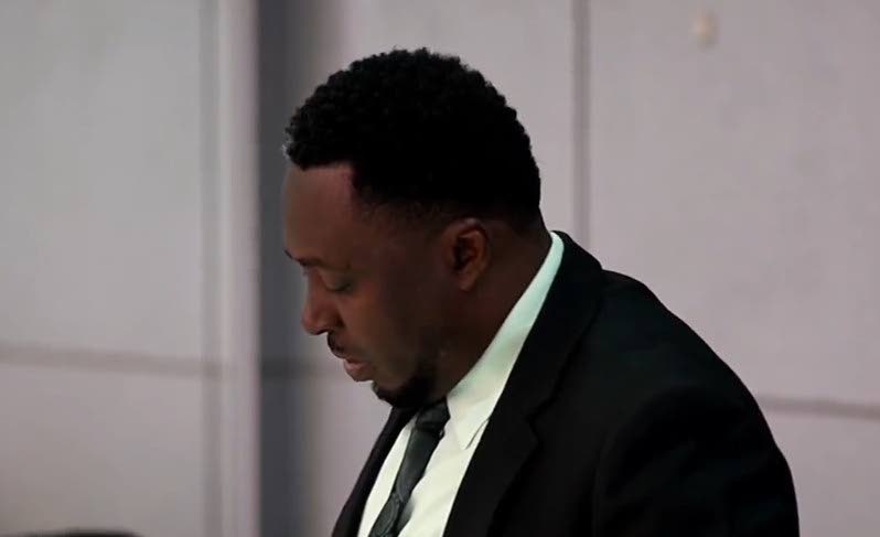 Councillor Damion Brown, the St James Municipal Corporation’s councillor for the Montego Bay West division, at the municipal corporation’s monthly meeting on Thursday.