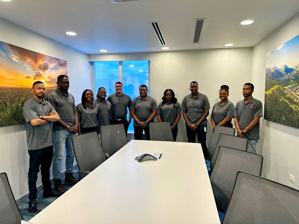 The first Loring Consulting Engineers Jamaica team at the opening of their office in 2023. The team has since grown to over 30 young, highly-skilled, professional engineers. 