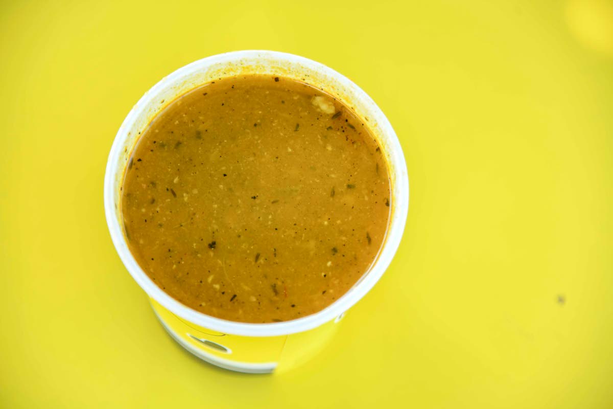 The roasted pumpkin with chicken soup is a hit among students looking for a quick meal in between classes.