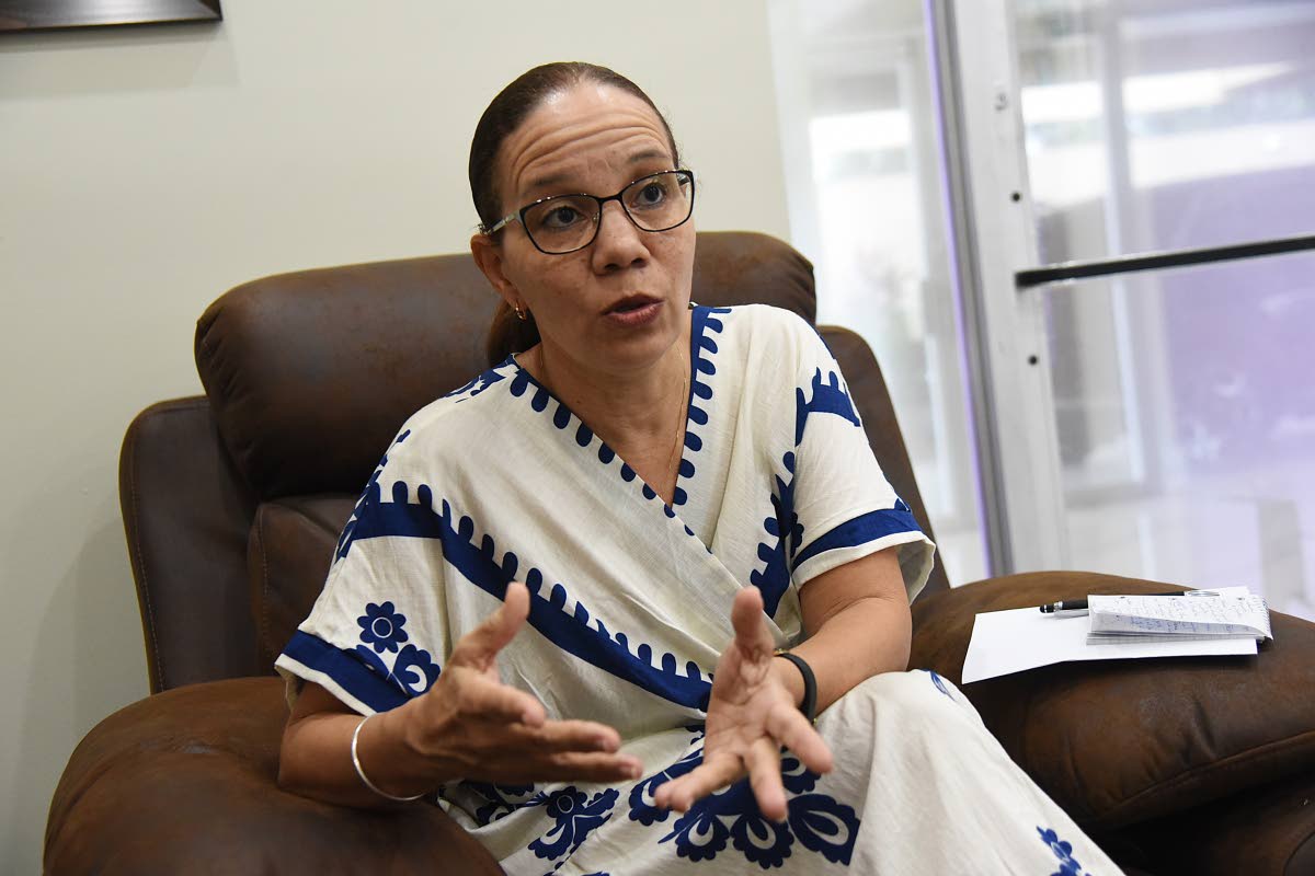 
Tania López Larroque, the new Cuban ambassador to Jamaica, speaking with The Sunday Gleaner last week.