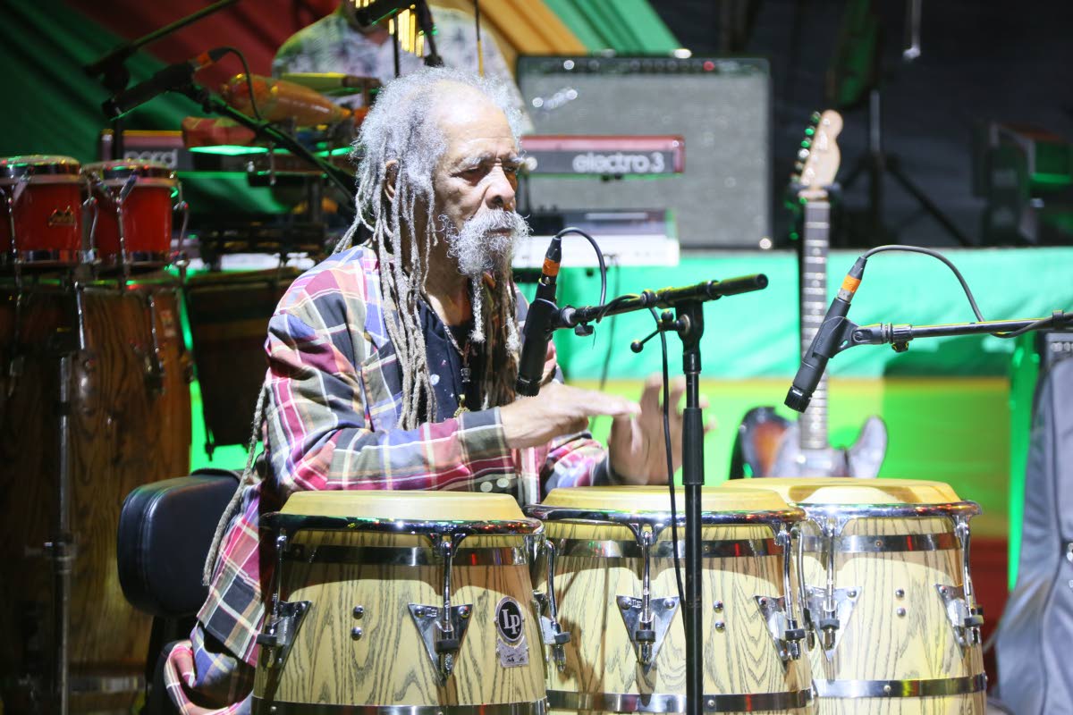 Legendary percussionist, Larry McDonald, played drums for Stephen ‘Cat’ Coore.