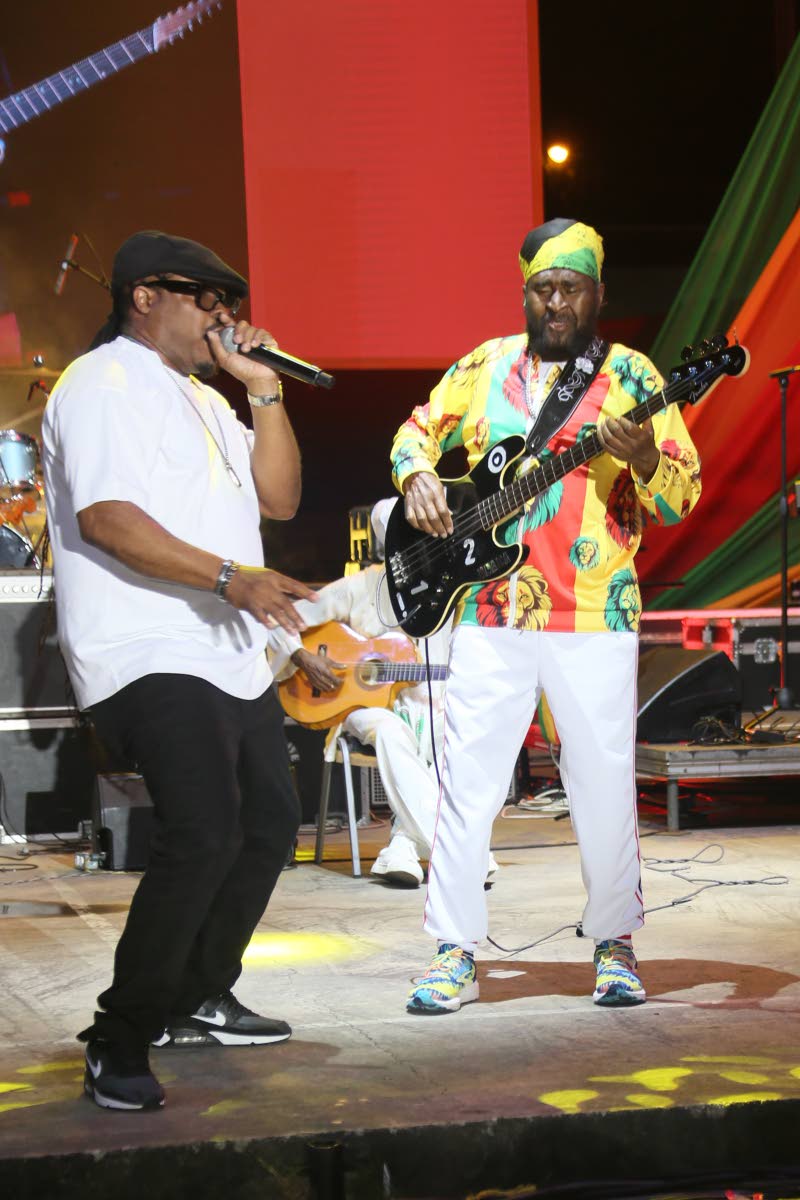 Inner Circle on stage at the Ranny Williams Entertainment Centre on Friday.