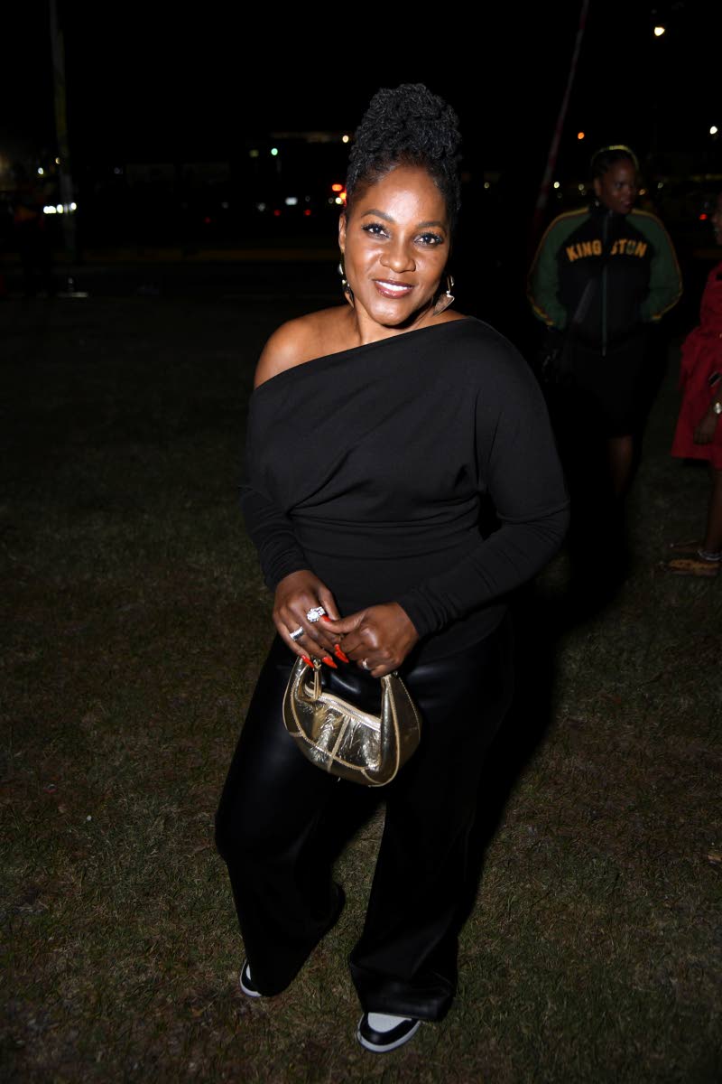 Georgette Cotton, probation officer, Department of Correctional Services, strikes a pose for the camera.
