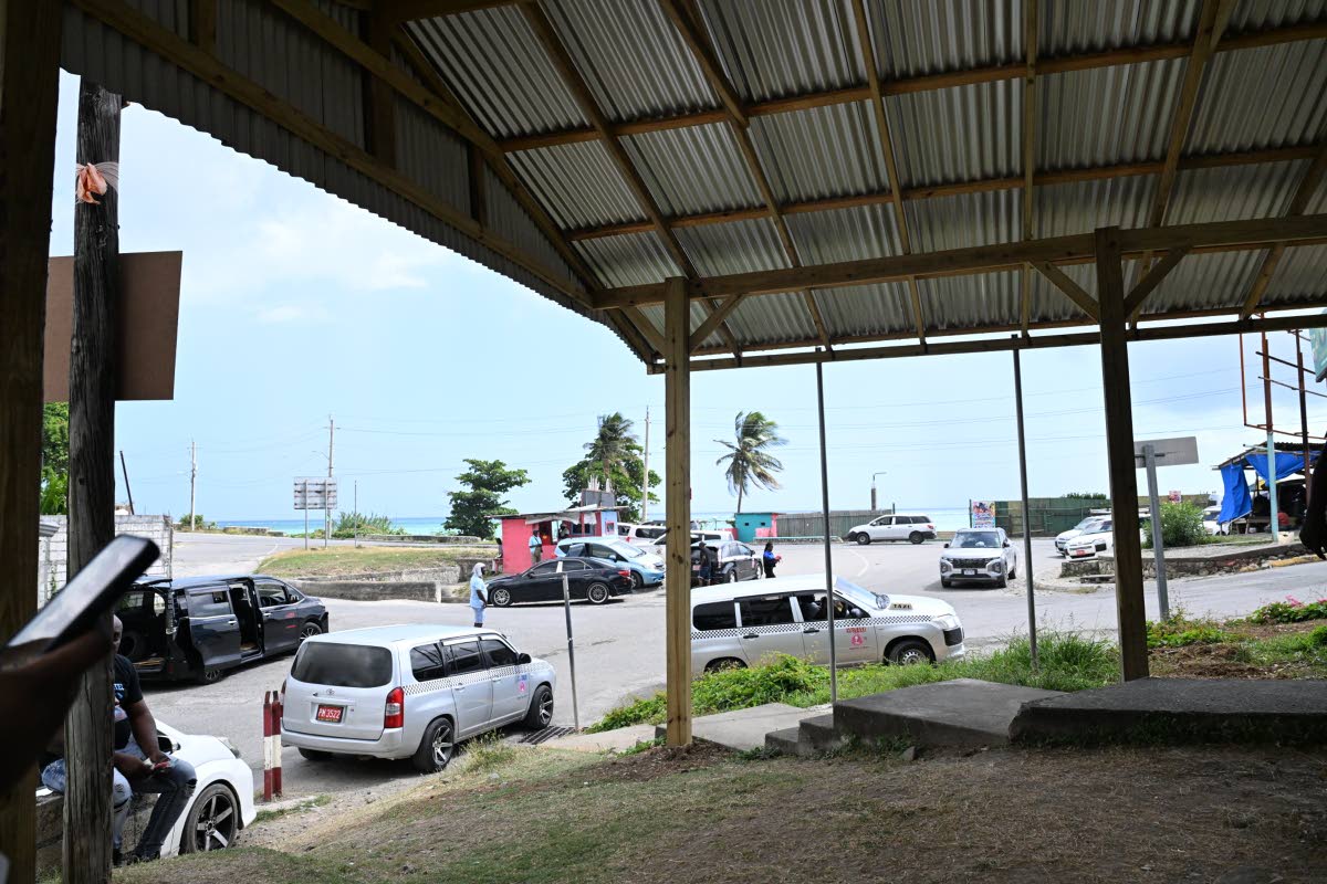 The new, open-air shed at the Hope Road Transportation Centre in Morant Bay, St Thomas.