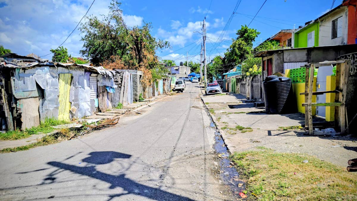A section of Denham Town in west Kingston.  