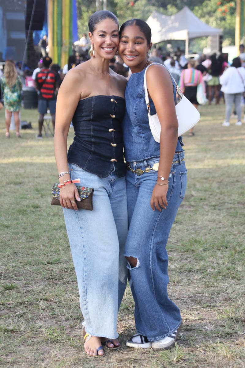 Ready to take in the performances on LIT day two are media personality Yendi Phillipps and her daughter Israel McGregor-Phillipps.
