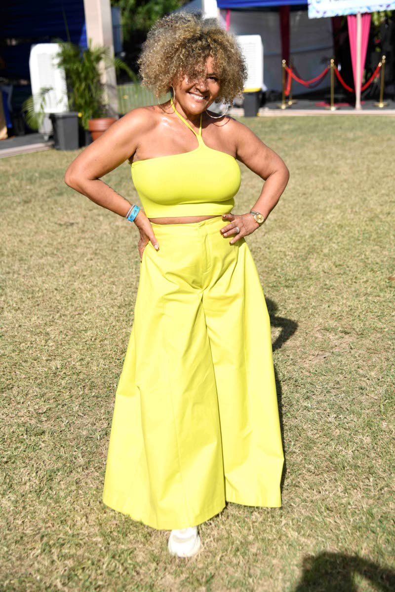 Bringing an extra burst of sunshine to the afternoon is Angela Williams, director at Blaze Petroleum.